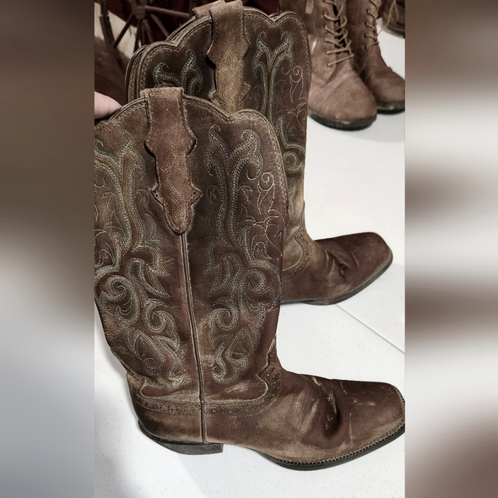 Cowgirl boots.
